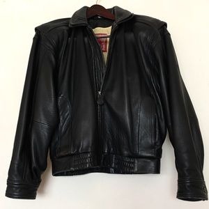 Neiman Marcus Men's Vintage Leather Jacket